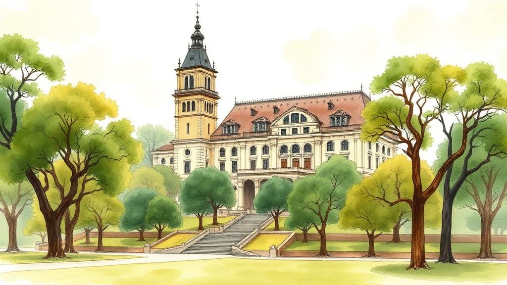 Keszthely illusztrációja